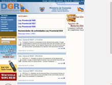 Tablet Screenshot of dgrtdf.gov.ar